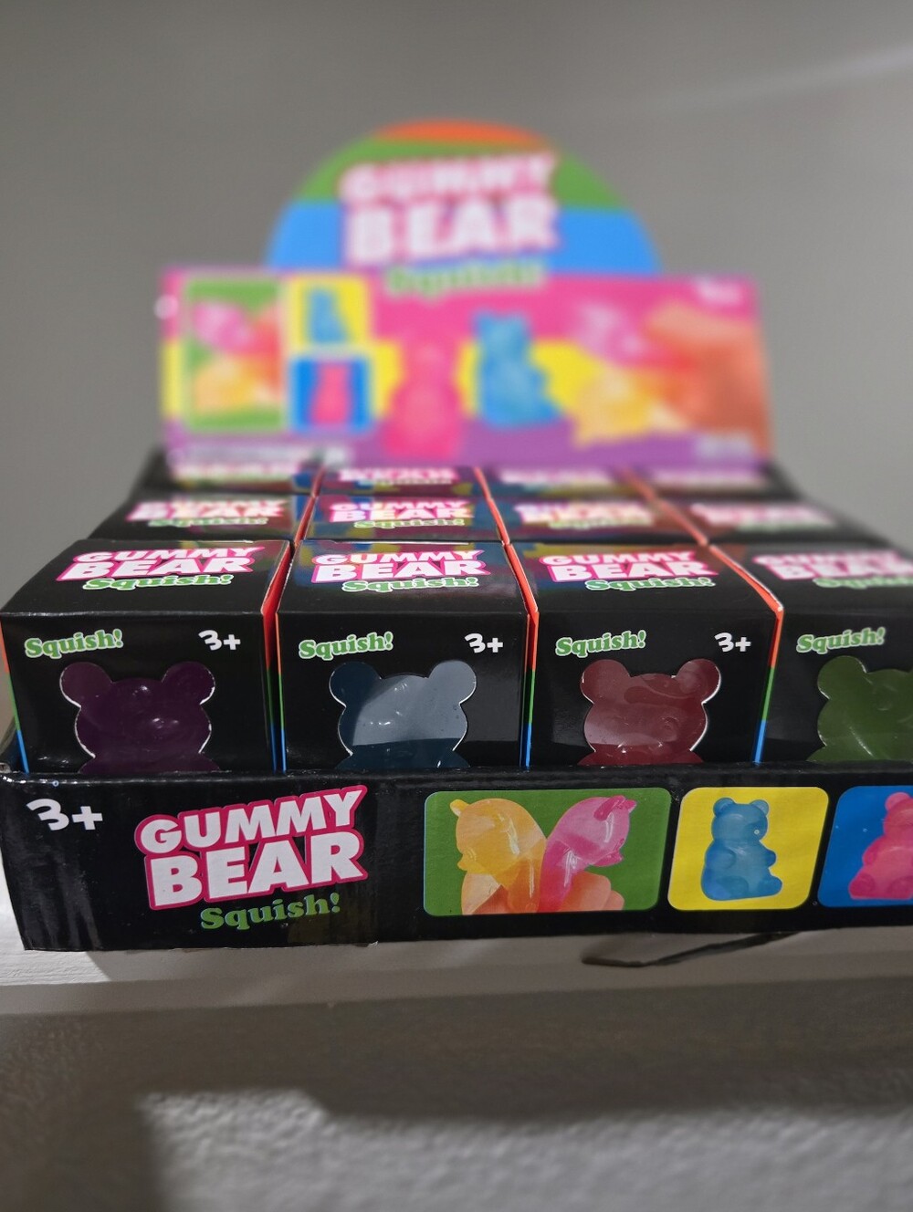 2 Random Colors- Gummy Bear Squishy Kids Toy